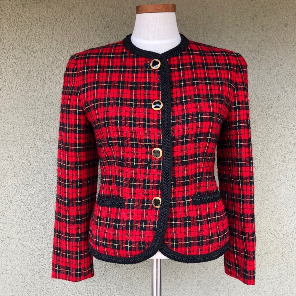 Pendleton Plaid Wool Jacket - image 1